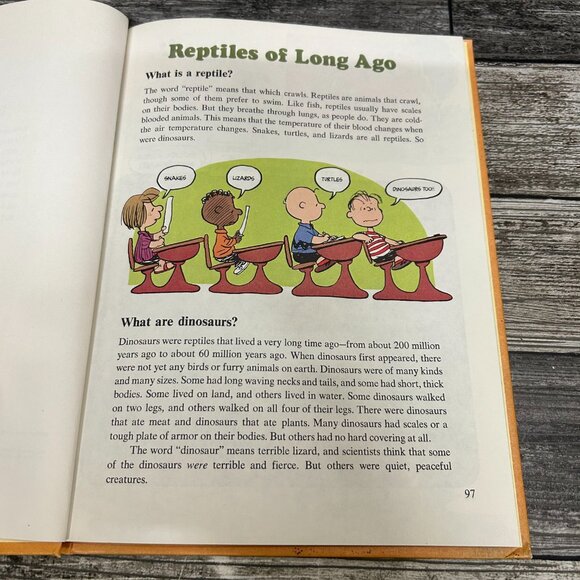 1980s Charlie Brown's Cyclopedia All Kinds of Animals Book Volume 3 - Picture 5 of 6
